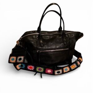 Cate Riley Y2K Black Leather Bag